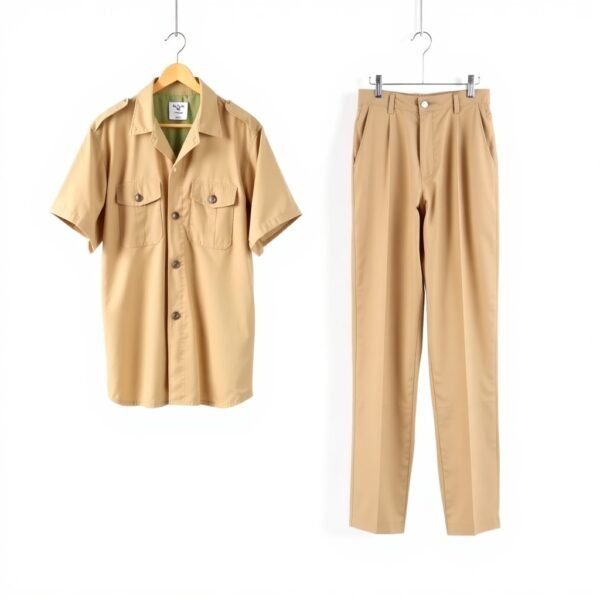 Beige Safari Suit - Image 4
