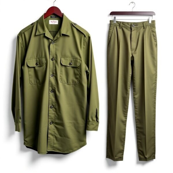 Olive Green security guard uniform Set - Image 3