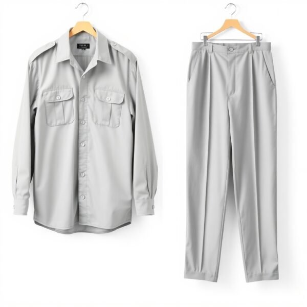 Light Grey security guard uniform Set