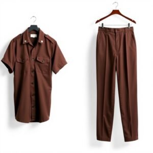 Dark Brown Safari Suit