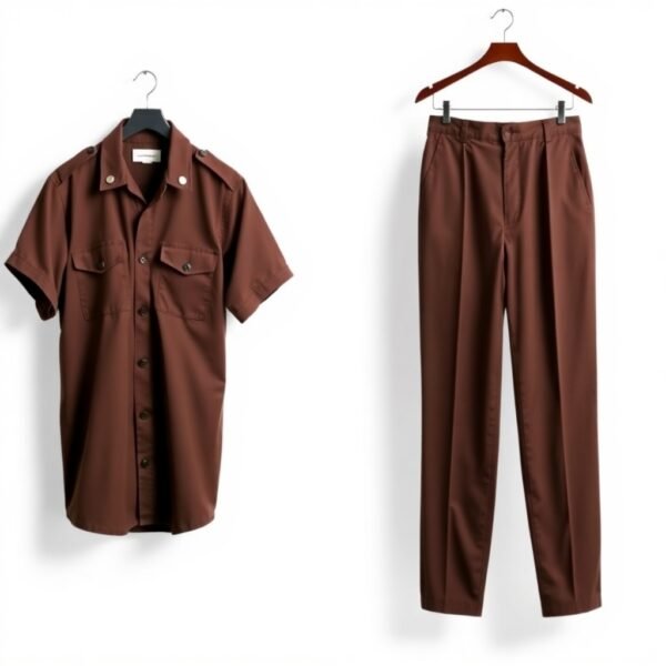 Dark Brown Safari Suit