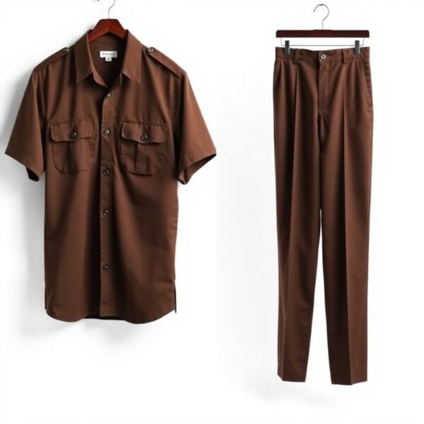 Dark Brown Safari Suit - Image 2