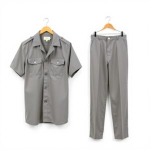 Steel Grey Safari Suit