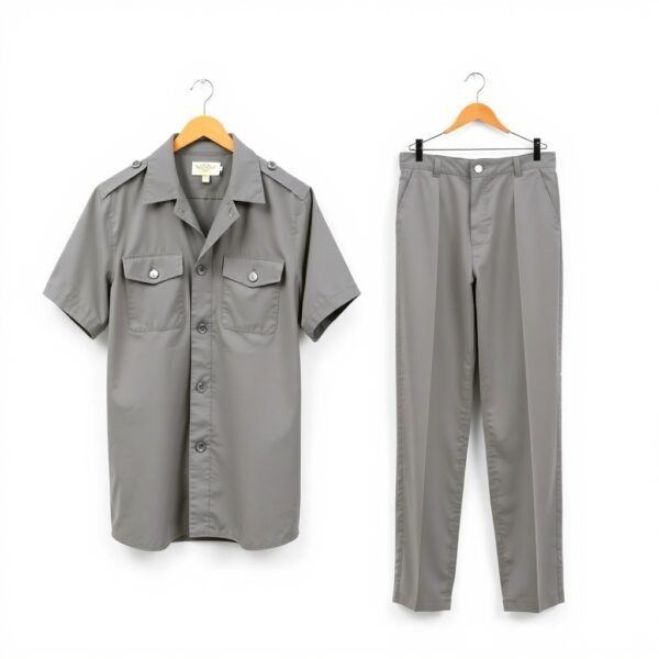 Steel Grey Safari Suit