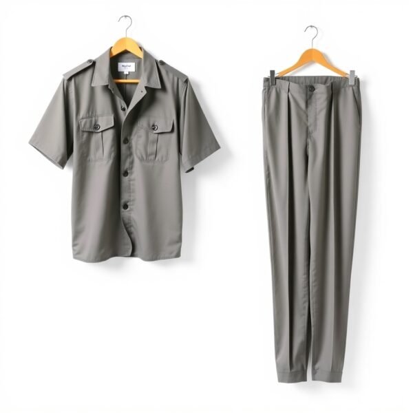 Steel Grey Safari Suit - Image 2
