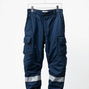 Navy with white reflective Industrial Trousers