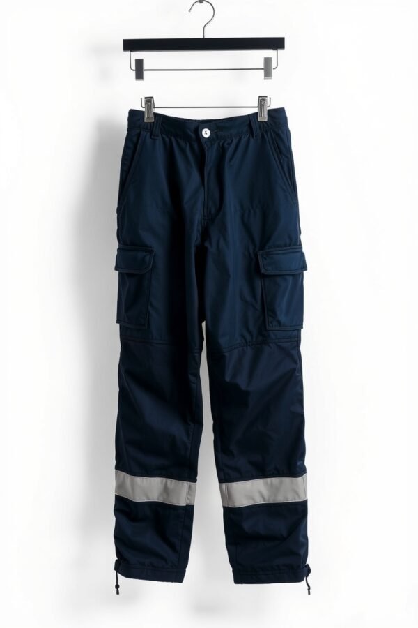 Navy with white reflective Industrial Trousers - Image 4