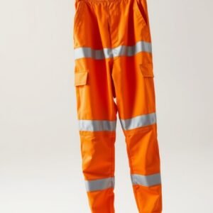 Orange with reflective bands Industrial Trousers