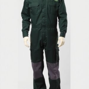 Green with grey pockets Boiler Suits