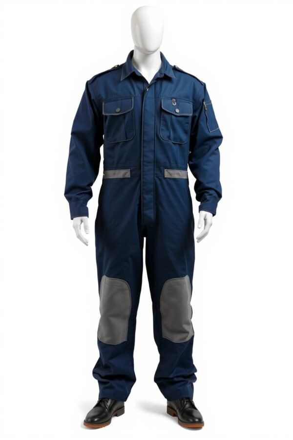 Blue with grey pockets Boiler Suits - Image 7